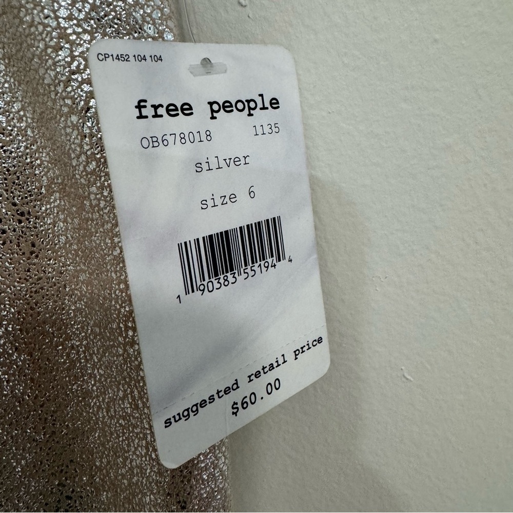 Free People NWT Modern Femme Vegan Mini Skirt - Picture 8 of 8